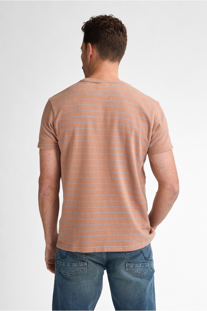 STRIPED T SHIRT MAHI M 1050 TSR626 7143 Sandal Wood
